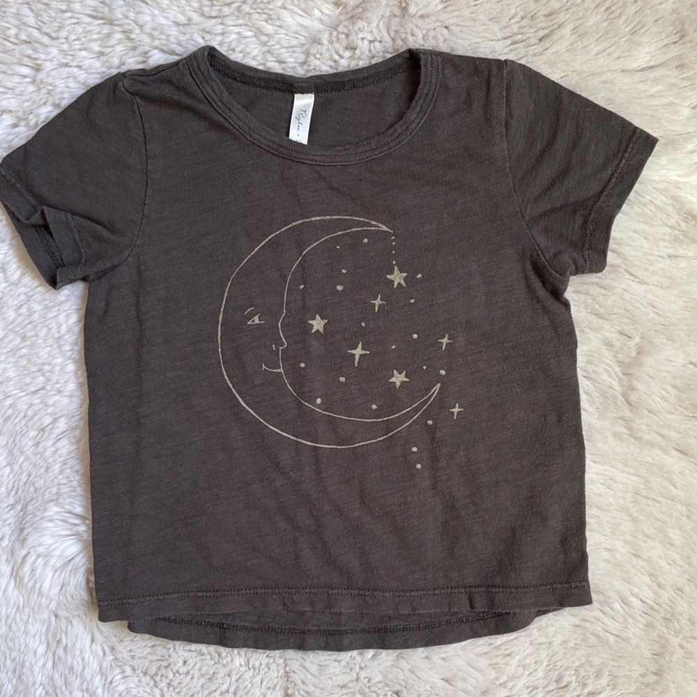 Moon and Stars Kids T-Shirt - Black